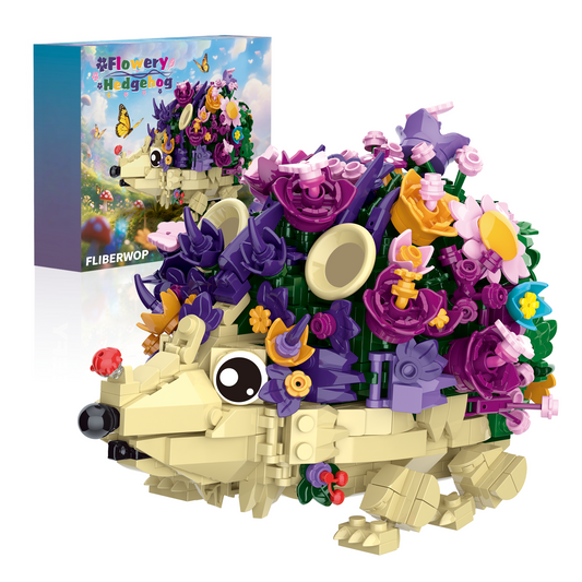 Fliperwop: The Flowery Hedgehog Building Block Set