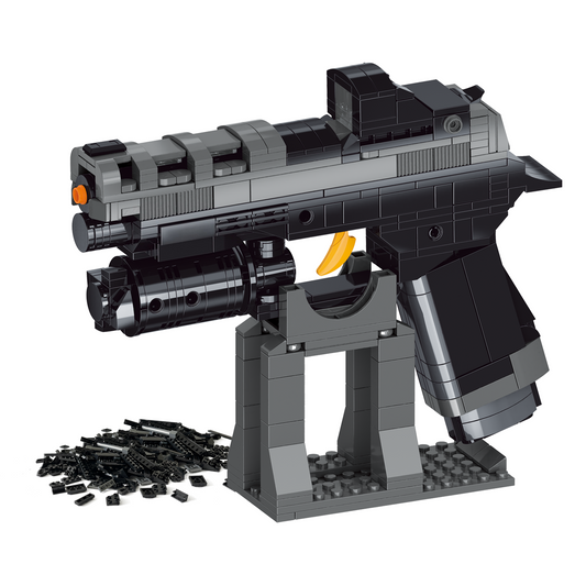 Luaimayna: 1:1 P320 Military Model Building Blocks Set, Collectible Construction Toy for Teens & Adults 14+